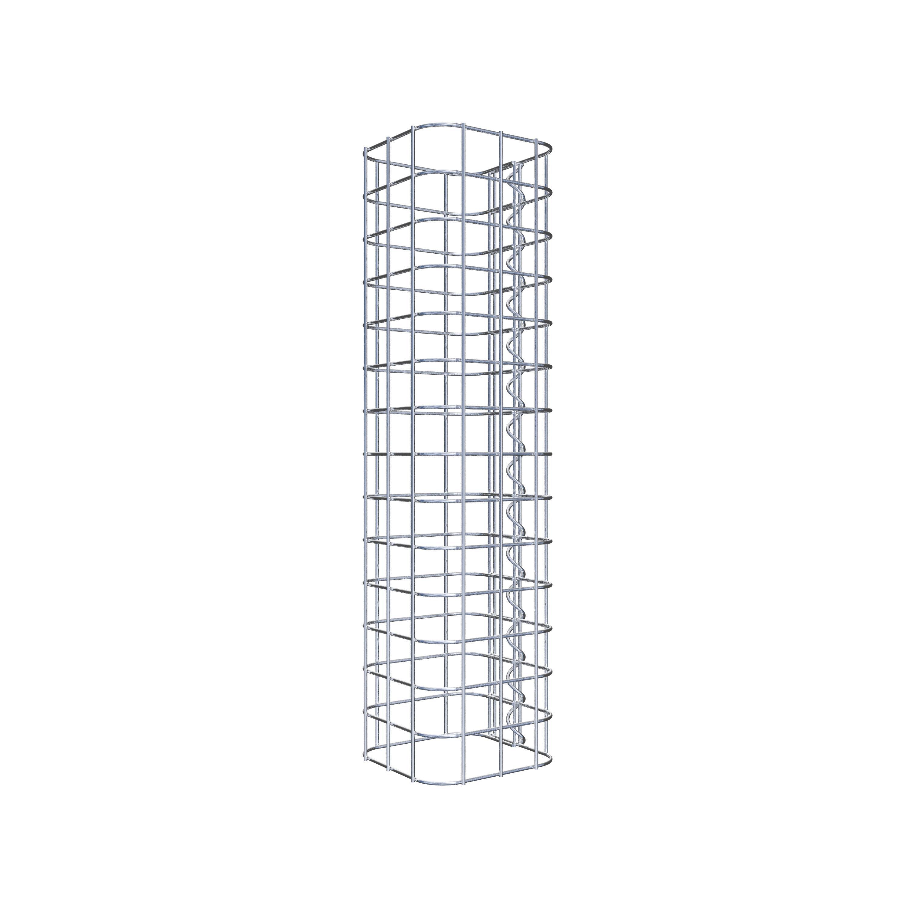 Gabion column 17 x 17 cm, MW 5 x 5 cm square