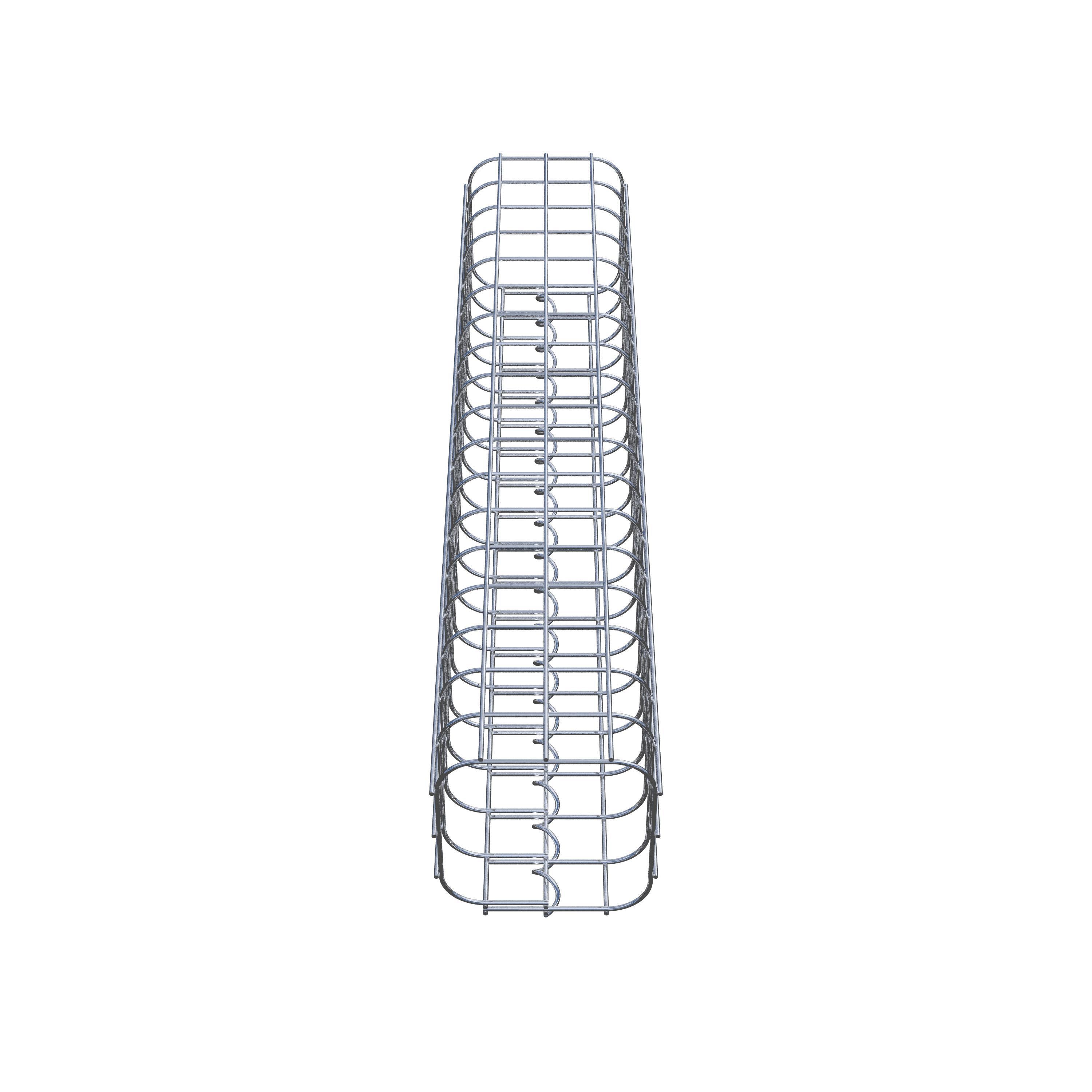 Gabion column 17 x 17 cm, MW 5 x 5 cm square