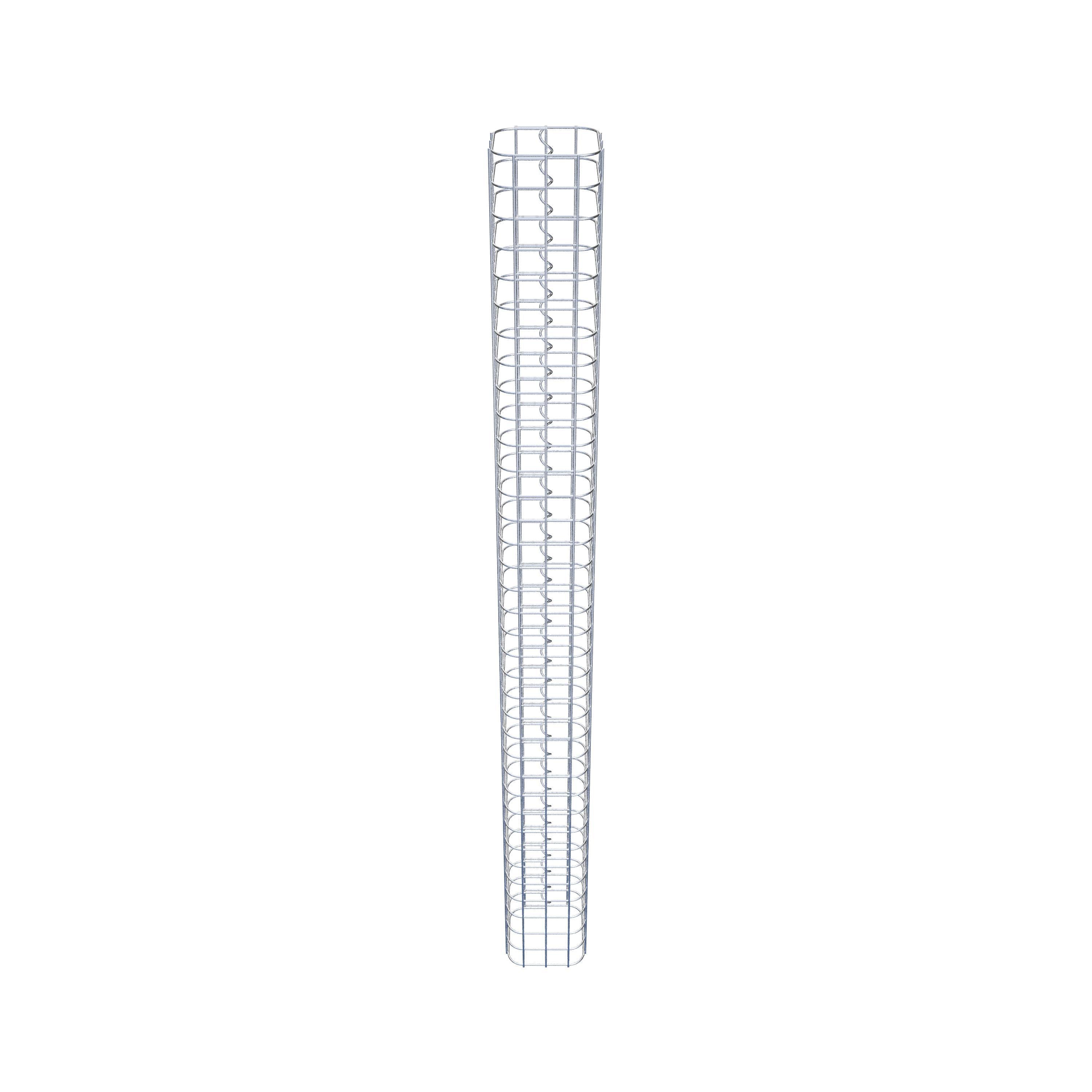 Gabion column 17 x 17 cm, MW 5 x 5 cm square