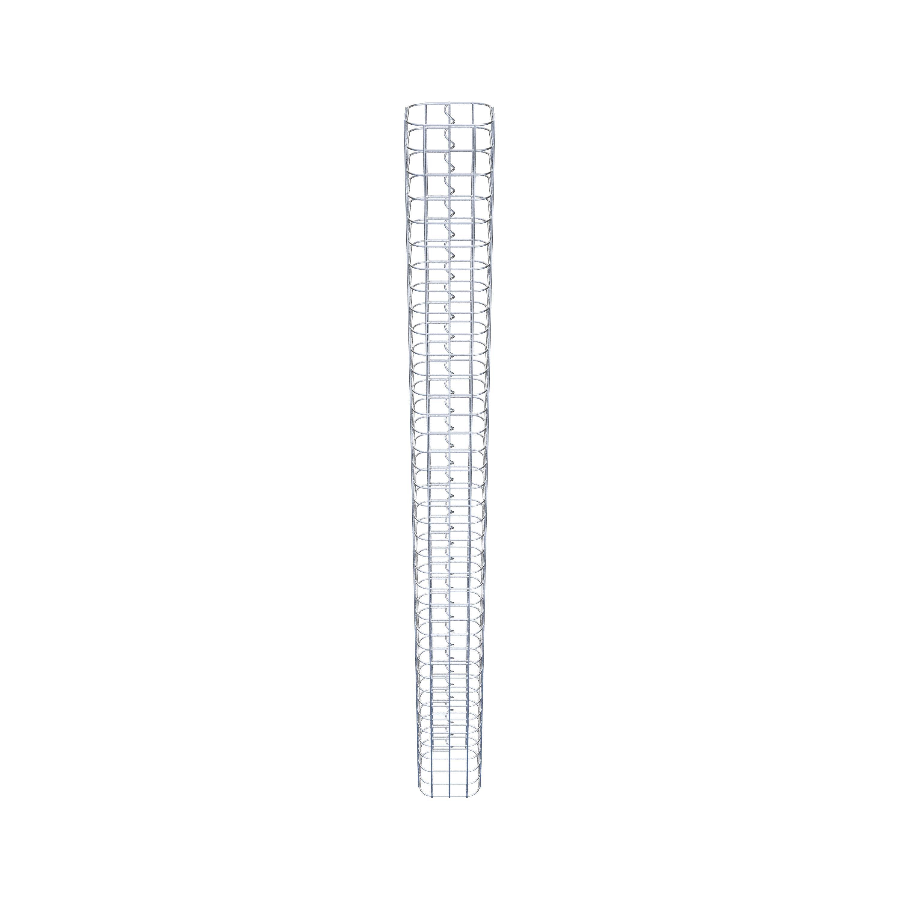 Gabion column 17 x 17 cm, MW 5 x 5 cm square