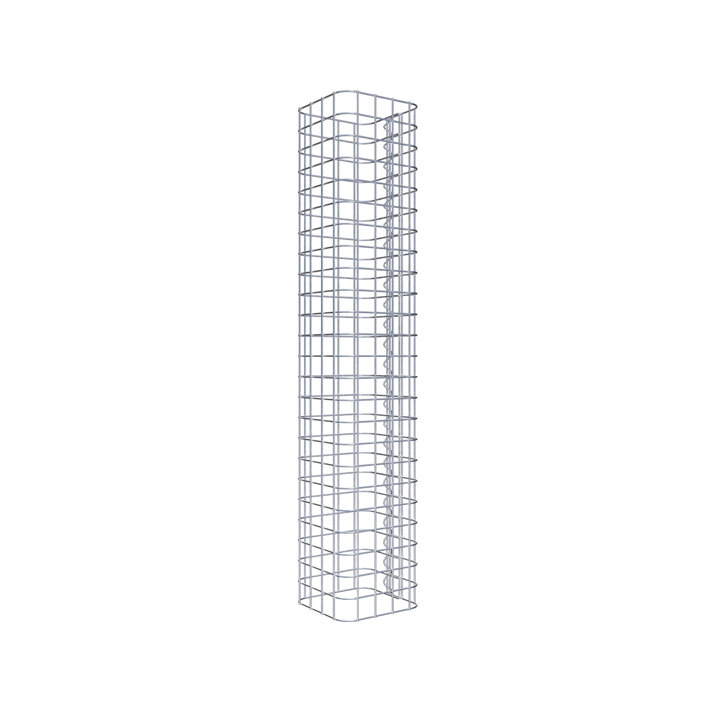 Gabion column 22 x 22 cm MW 5 x 5 cm square