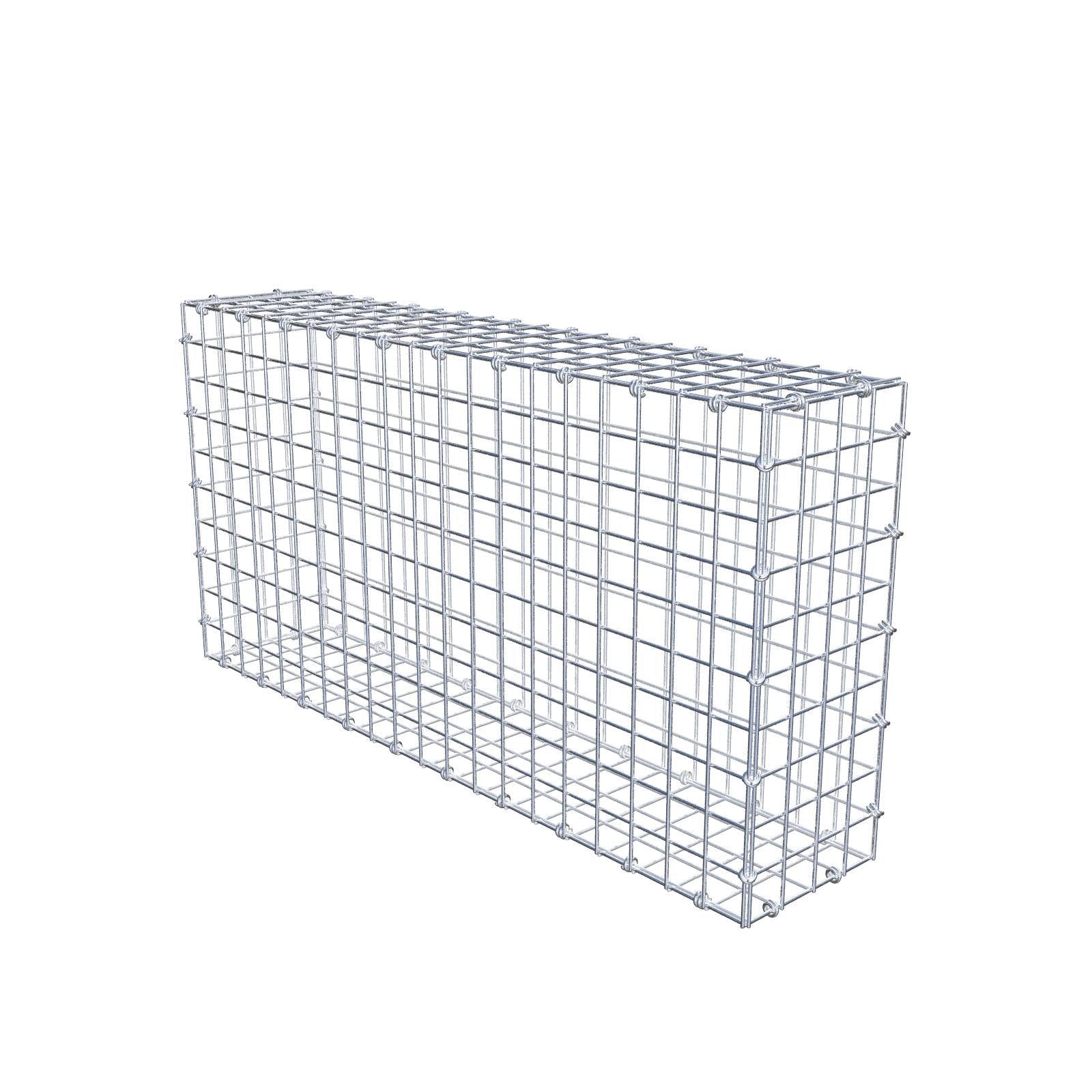 Gabião 100 cm x 50 cm x 20 cm (C x A x P), malhagem 5 x 5 cm, anel espiral