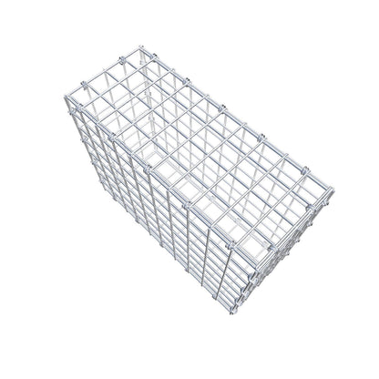 Gabione 50 cm x 40 cm x 20 cm (L x H x T), Maschenweite 5 x 5 cm, Spiralring