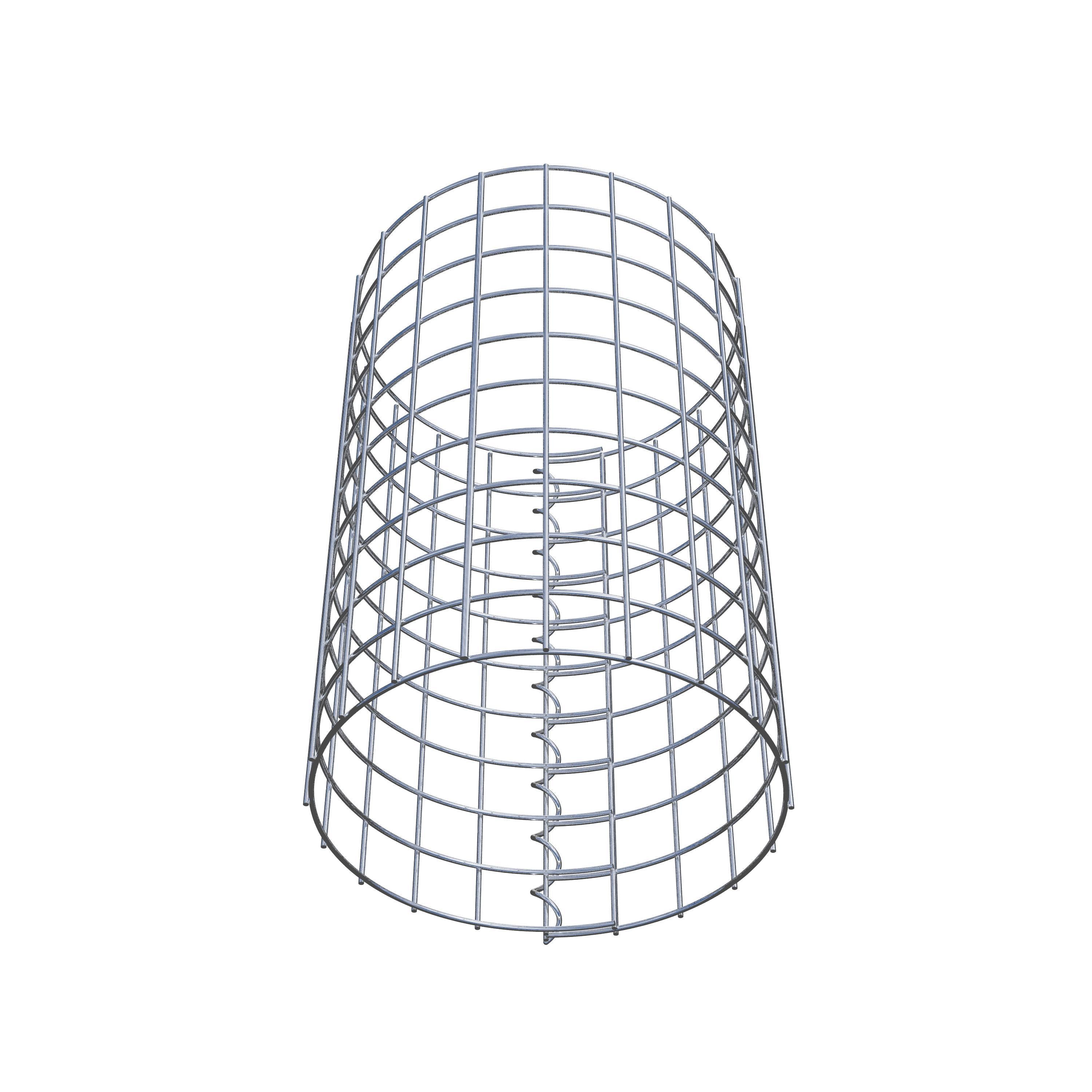 Coluna de gabião diâmetro 32 cm MW 5 x 5 cm redondo