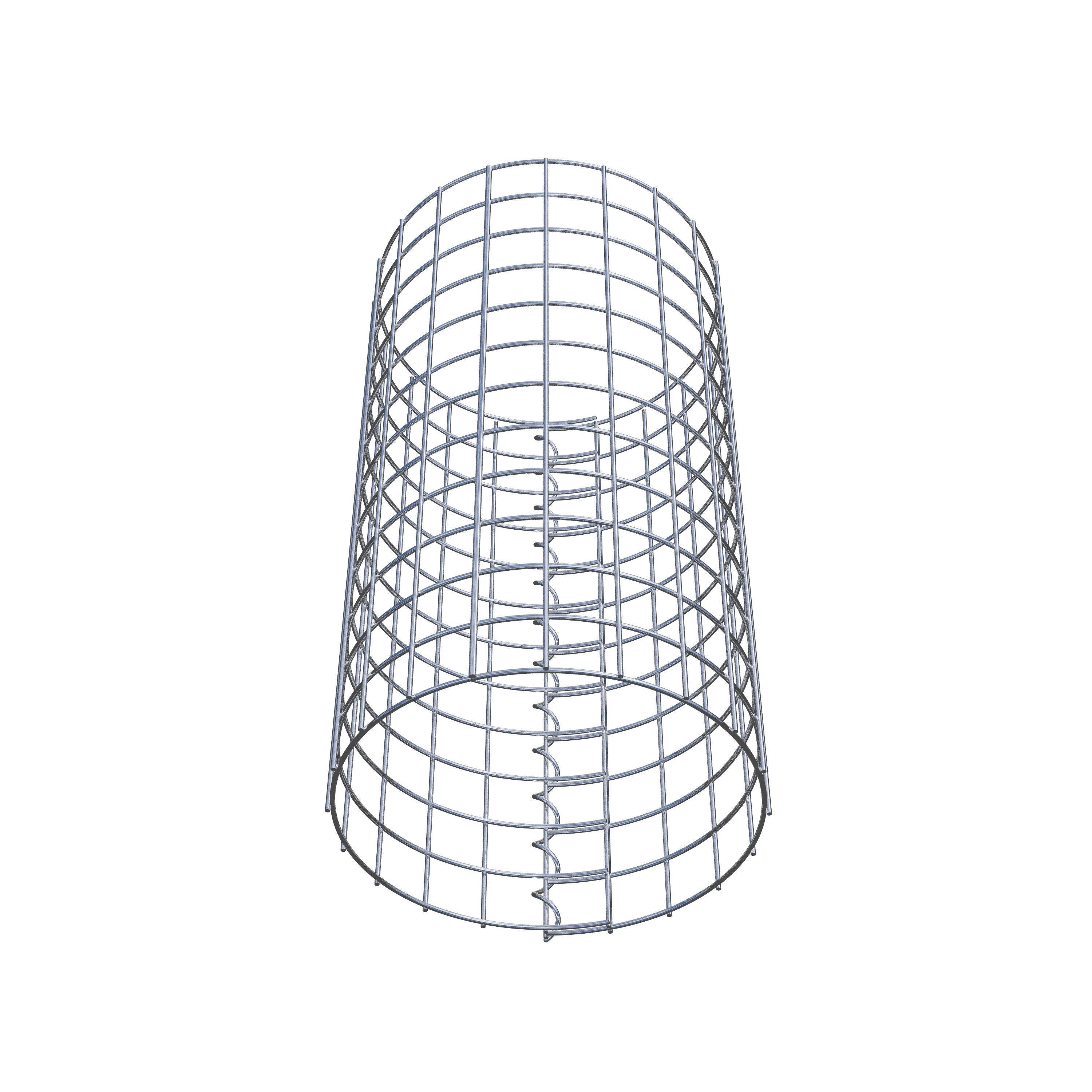 Coluna de gabião diâmetro 32 cm MW 5 x 5 cm redondo