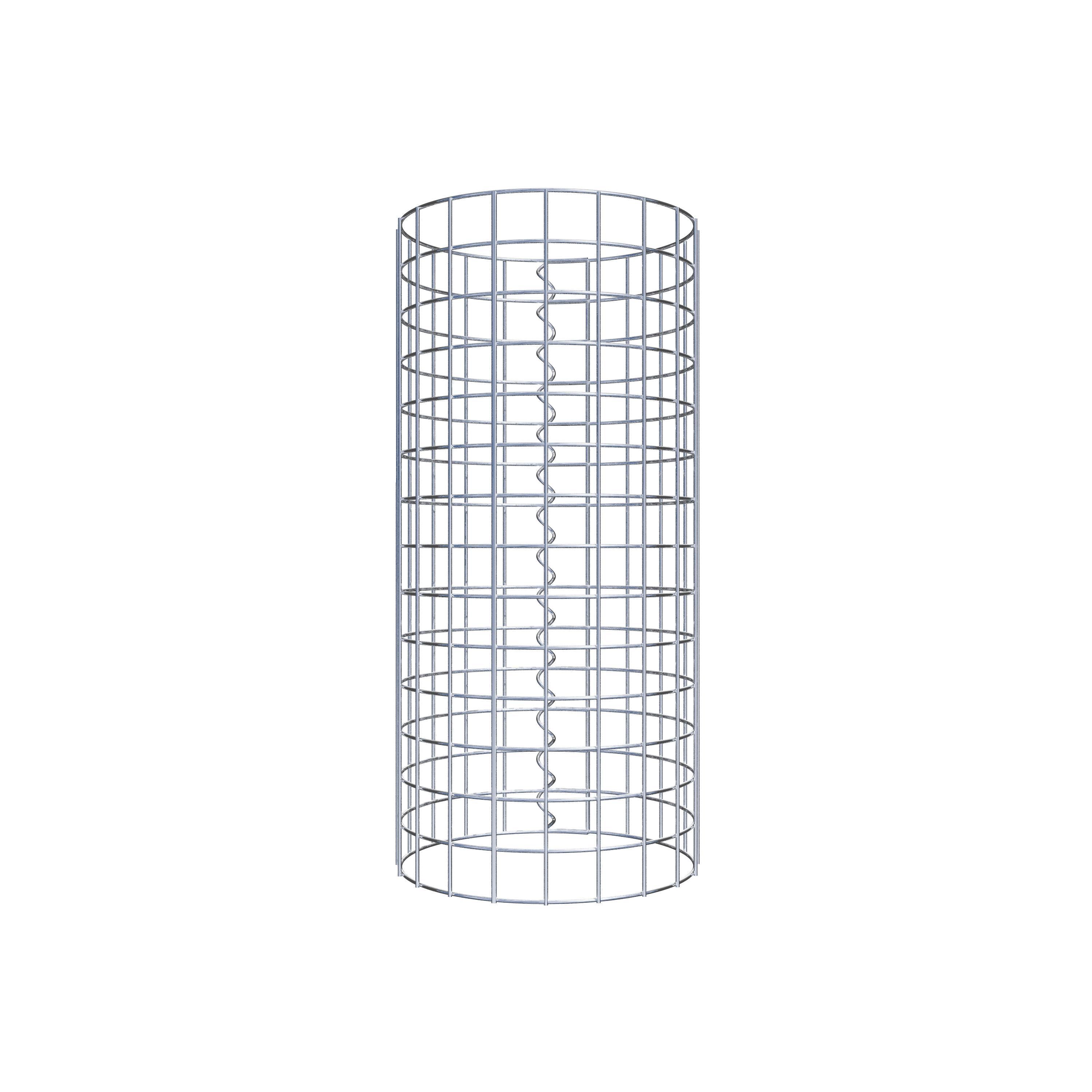 Coluna de gabião diâmetro 32 cm MW 5 x 5 cm redondo