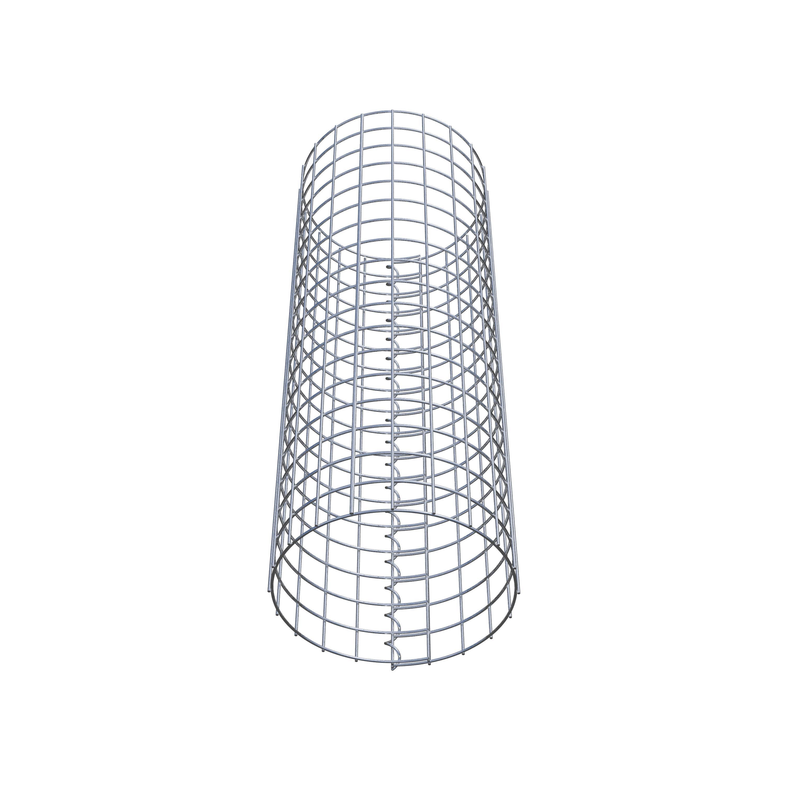 Coluna de gabião diâmetro 32 cm MW 5 x 5 cm redondo