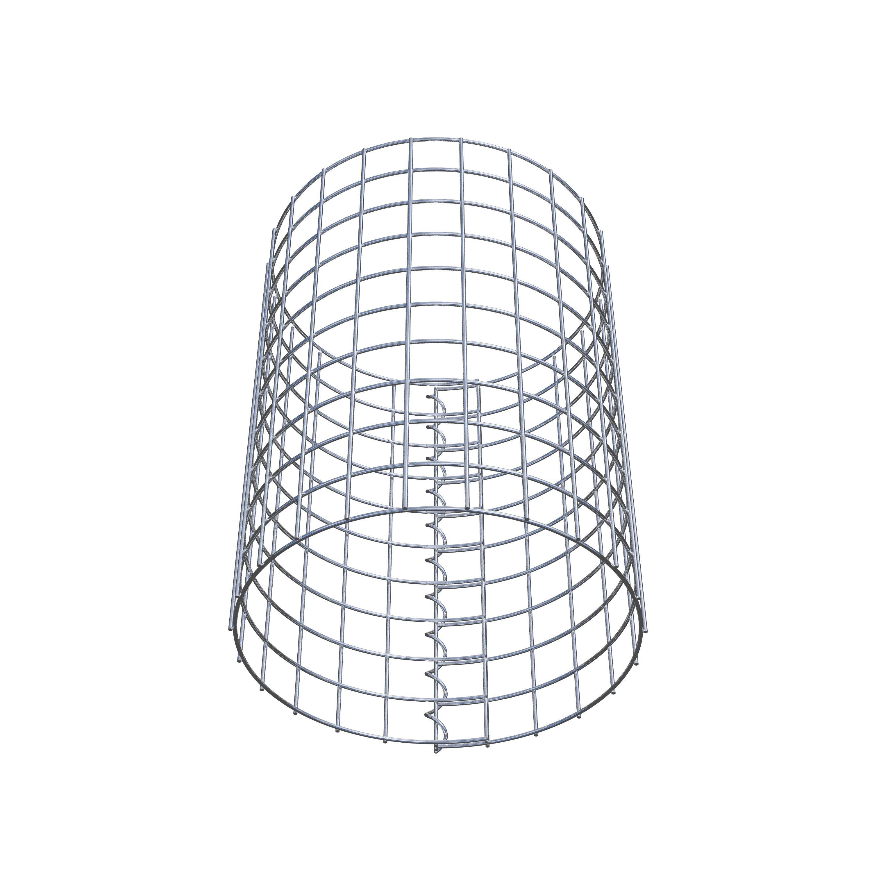 Coluna de gabião diâmetro 37 cm MW 5 x 5 cm redondo