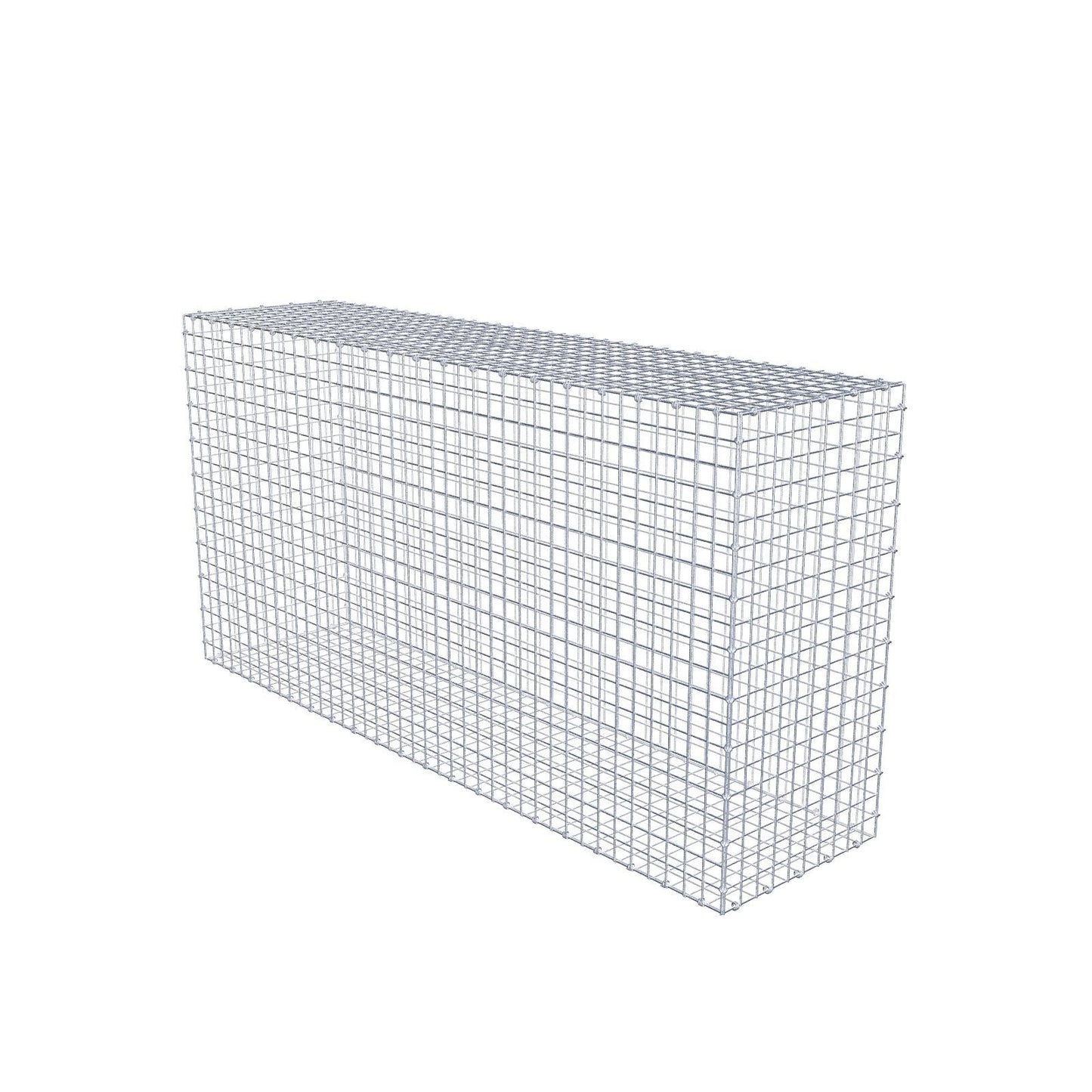 Gabion 200 cm x 100 cm x 50 cm (L x H x D), mesh size 5 x 5 cm, spiral ring