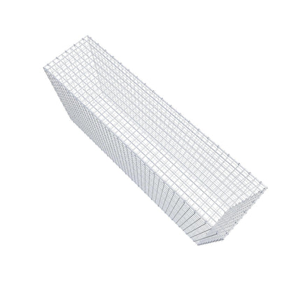 Gabion 200 cm x 100 cm x 50 cm (L x H x D), mesh size 5 x 5 cm, spiral ring