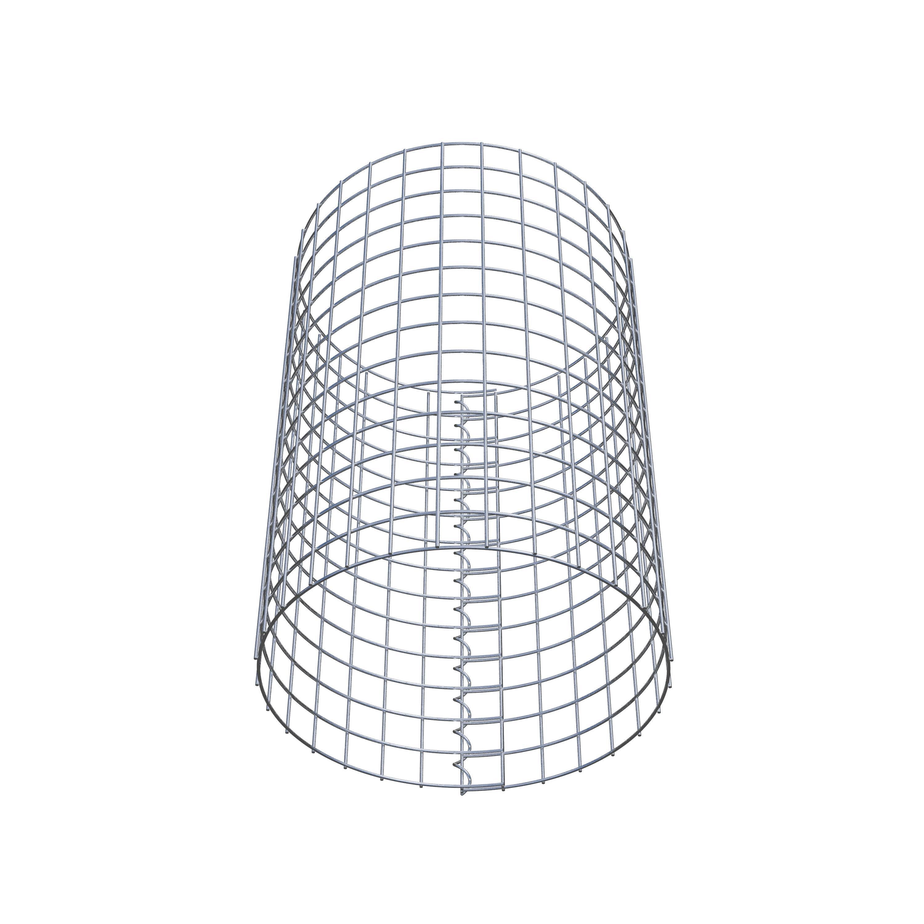 Coluna de gabião diâmetro 47 cm MW 5 x 5 cm redondo