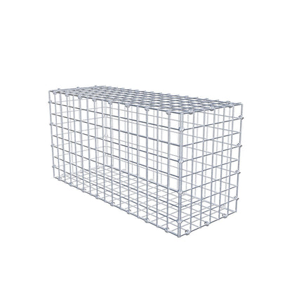 Gabion 80 cm x 40 cm x 30 cm (L x H x D), mesh size 5 x 5 cm, spiral ring
