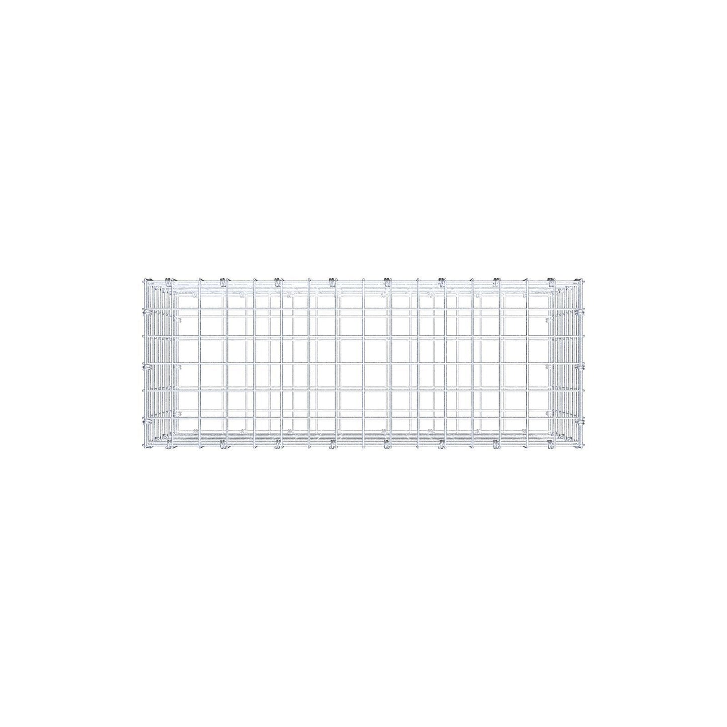 Gabion 80 cm x 40 cm x 30 cm (L x H x D), mesh size 5 x 5 cm, spiral ring