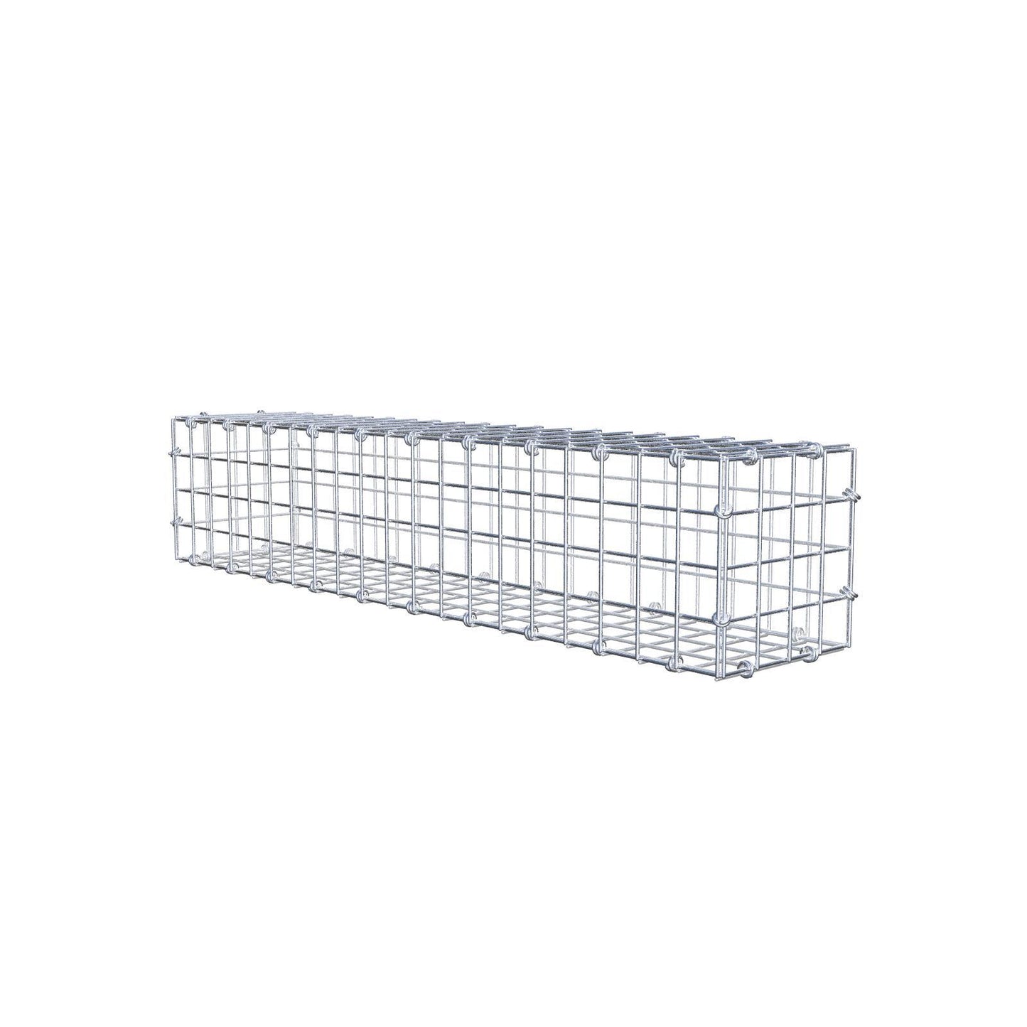 Gabion 100 cm x 20 cm x 20 cm (L x H x D), mesh size 5 x 5 cm, spiral ring