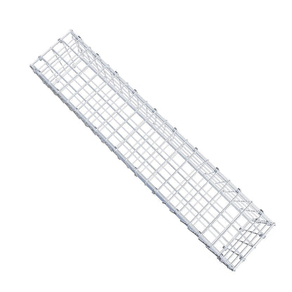 Gabion 100 cm x 20 cm x 20 cm (L x H x D), mesh size 5 x 5 cm, spiral ring