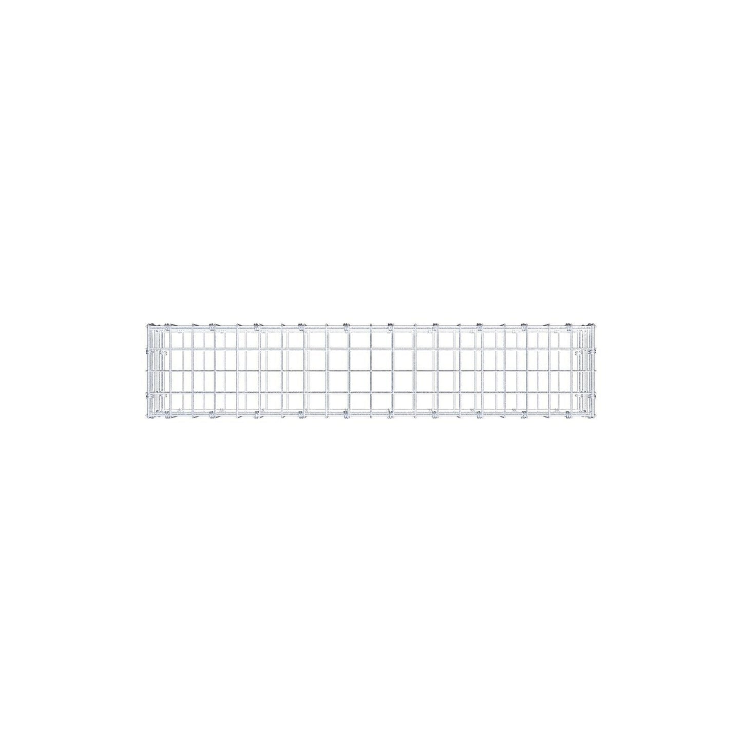 Gabion 100 cm x 20 cm x 20 cm (L x H x D), mesh size 5 x 5 cm, spiral ring