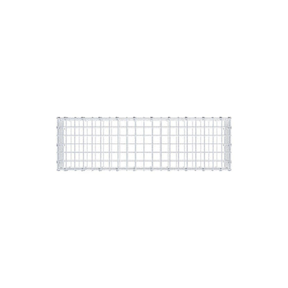 Gabione 100 cm x 20 cm x 30 cm (L x H x T), Maschenweite 5 x 5 cm, Spiralring