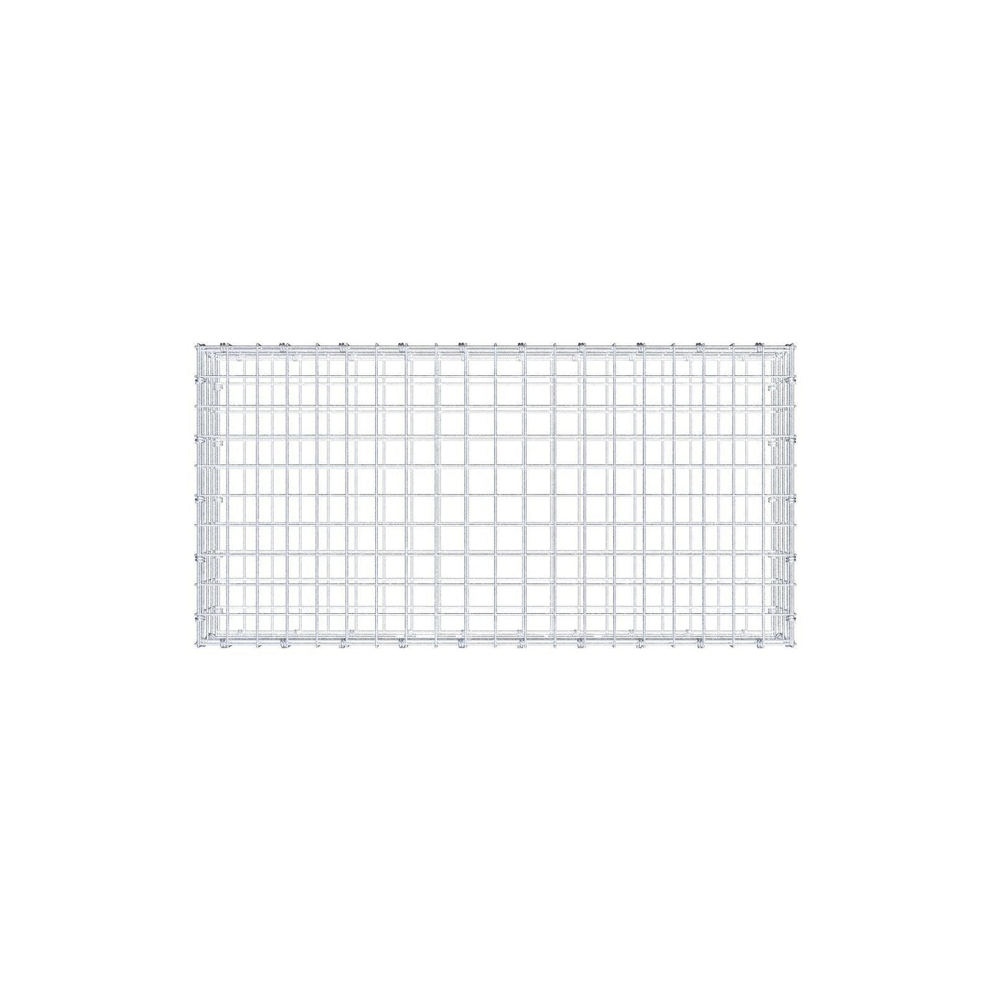 Gabion 100 cm x 20 cm x 50 cm (L x H x D), mesh size 5 x 5 cm, spiral ring