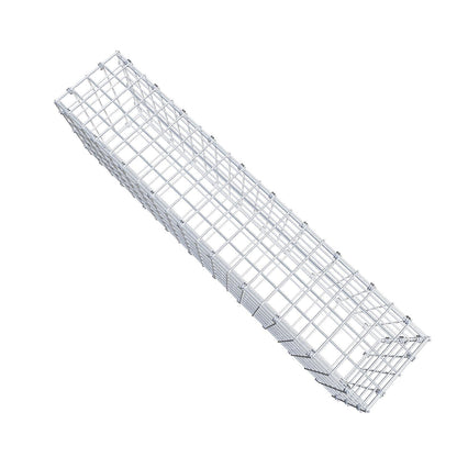 Gabione 100 cm x 30 cm x 20 cm (L x H x T), Maschenweite 5 x 5 cm, Spiralring