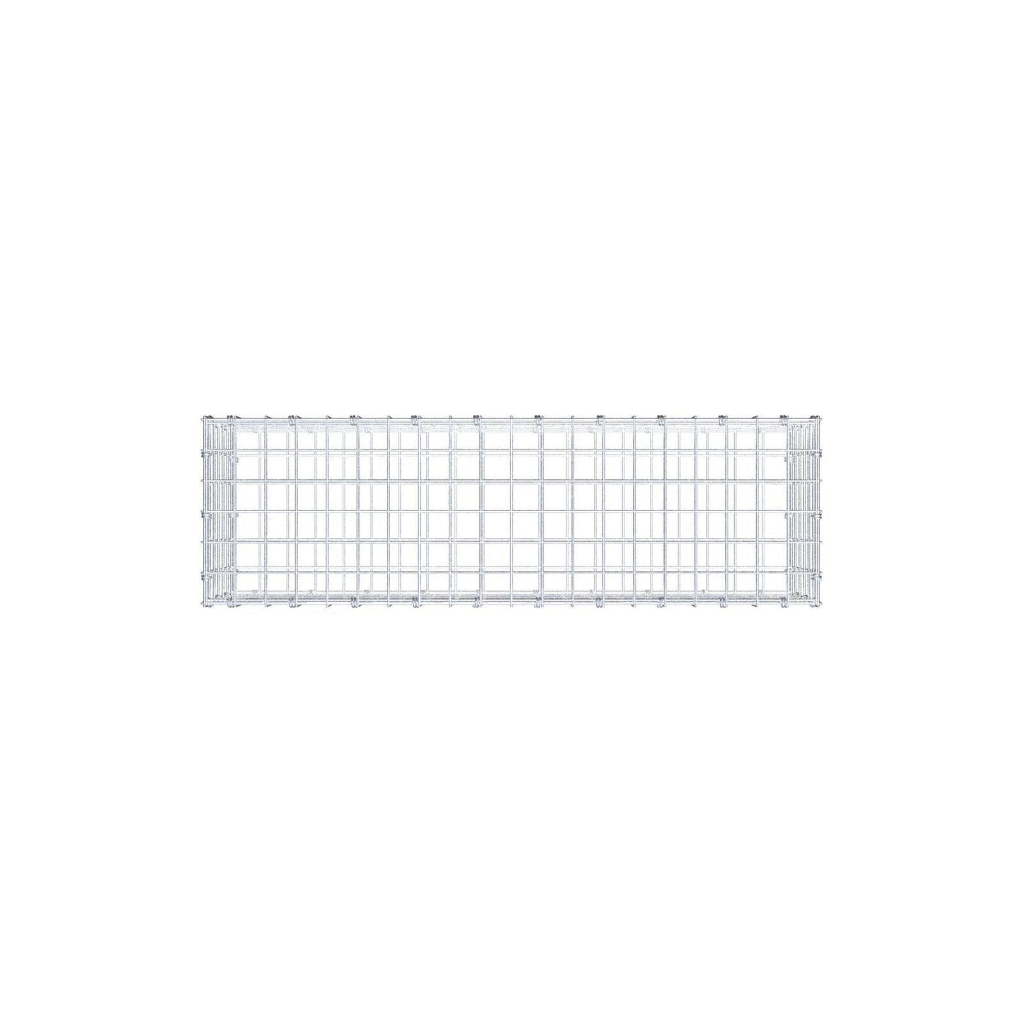 Gabione 100 cm x 30 cm x 30 cm (L x H x T), Maschenweite 5 x 5 cm, Spiralring