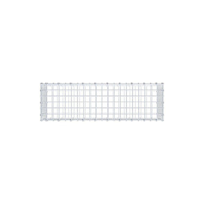 Gabione 100 cm x 30 cm x 30 cm (L x H x T), Maschenweite 5 x 5 cm, Spiralring