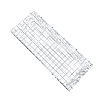 Gabione 100 cm x 30 cm x 40 cm (L x H x T), Maschenweite 5 x 5 cm, Spiralring