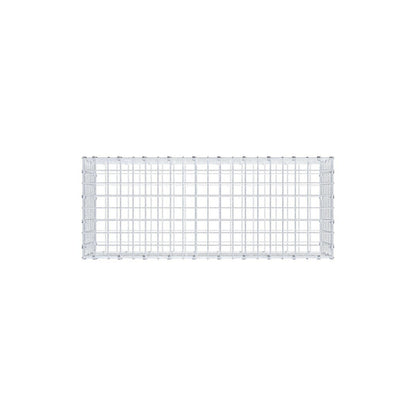 Gabione 100 cm x 30 cm x 40 cm (L x H x T), Maschenweite 5 x 5 cm, Spiralring