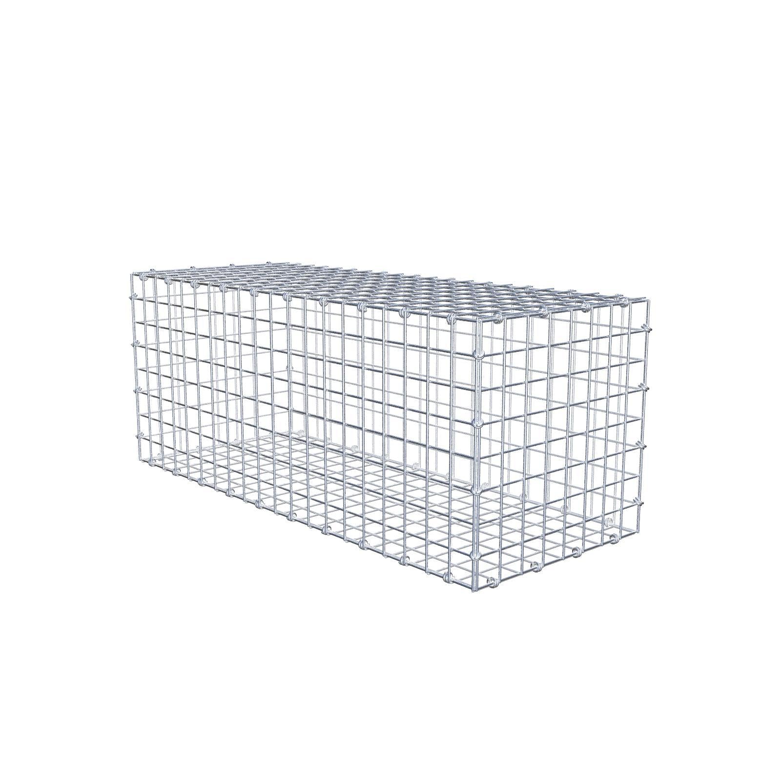 Gabião 100 cm x 40 cm x 40 cm (C x A x P), malhagem 5 x 5 cm, anel espiral