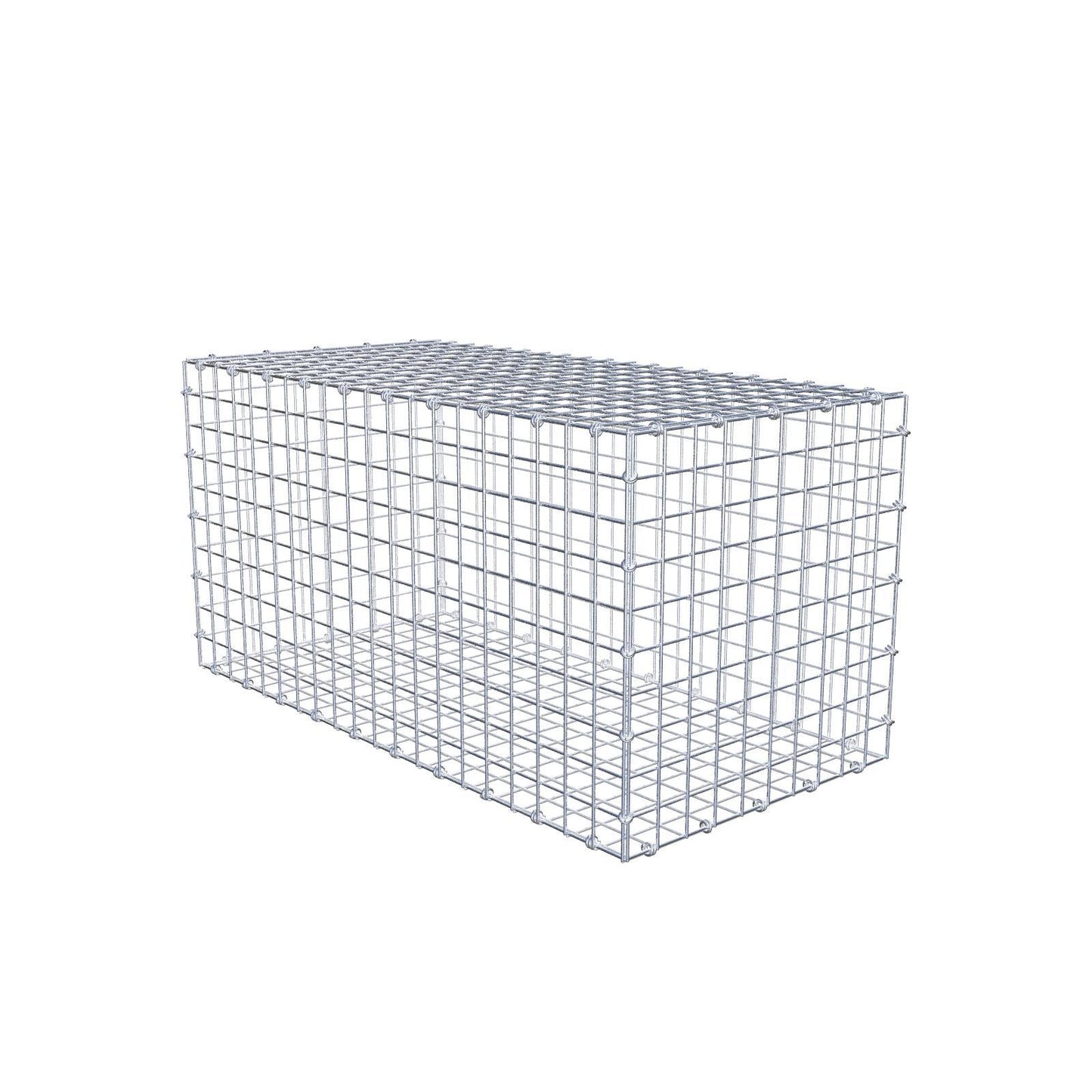 Gabion 100 cm x 50 cm x 50 cm (L x H x D), mesh size 5 x 5 cm, spiral ring