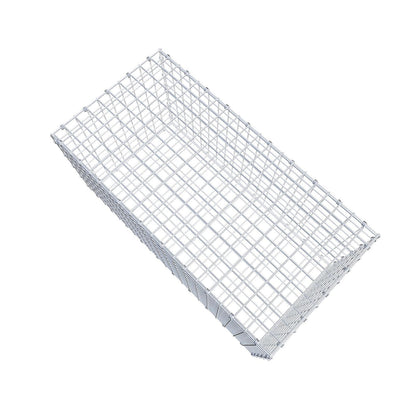 Gabion 100 cm x 50 cm x 50 cm (L x H x D), mesh size 5 x 5 cm, spiral ring