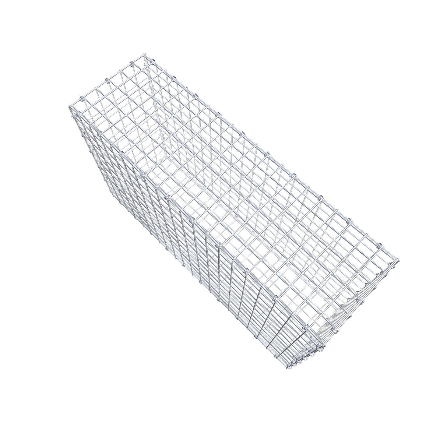 Gabion 100 cm x 60 cm x 30 cm (L x H x P), mailles 5 x 5 cm, anneau en spirale