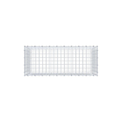 Gabione 100 cm x 60 cm x 40 cm (L x H x T), Maschenweite 5 x 5 cm, Spiralring
