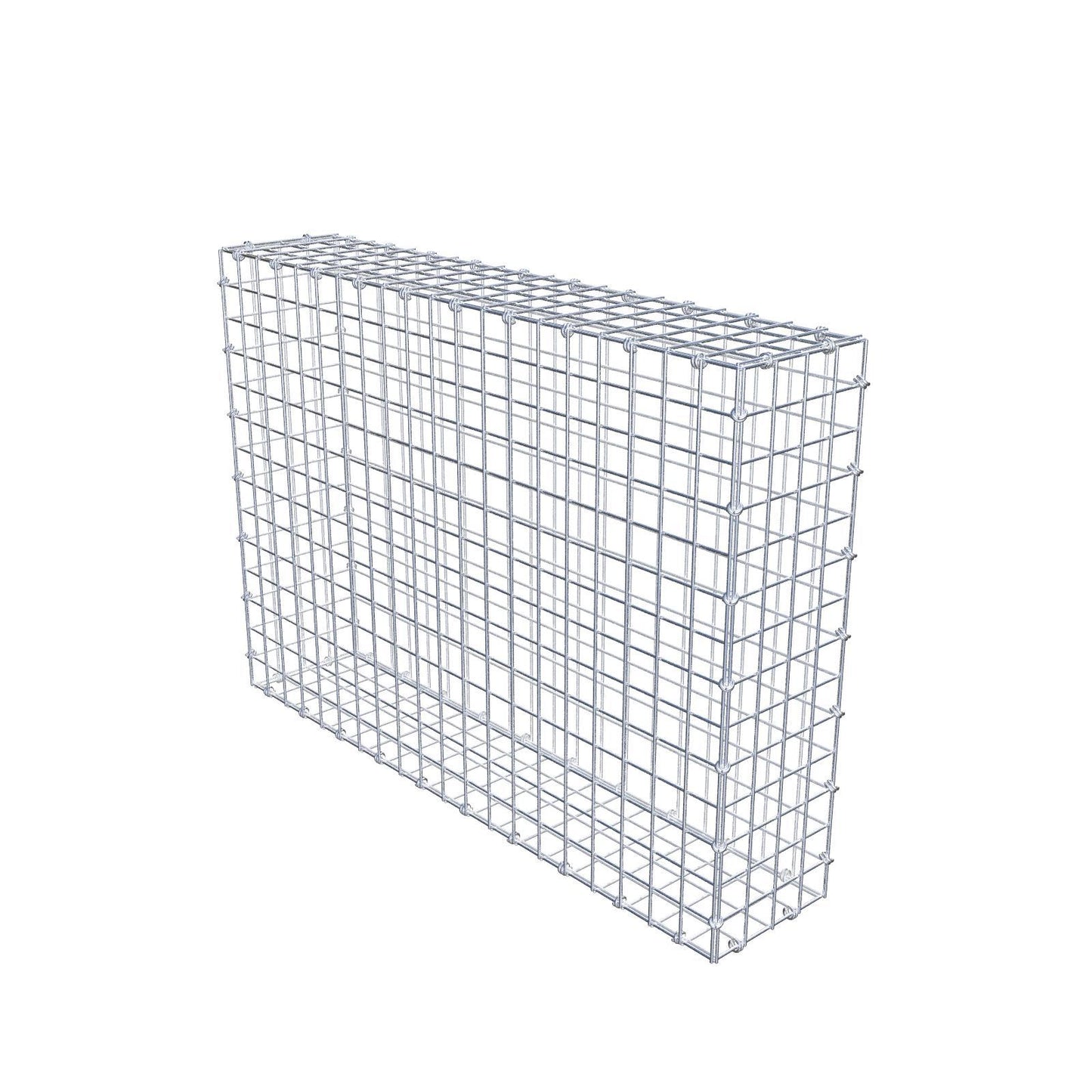 Gabion 100 cm x 70 cm x 20 cm (L x H x D), maskestørrelse 5 x 5 cm, spiralring