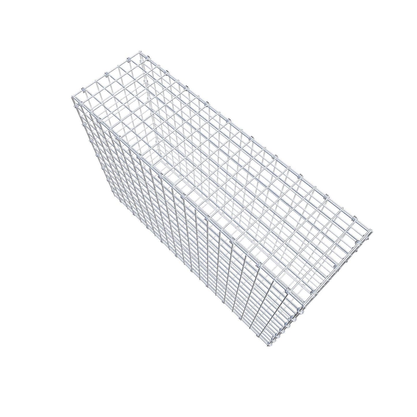 Gabione 100 cm x 70 cm x 30 cm (L x H x T), Maschenweite 5 x 5 cm, Spiralring