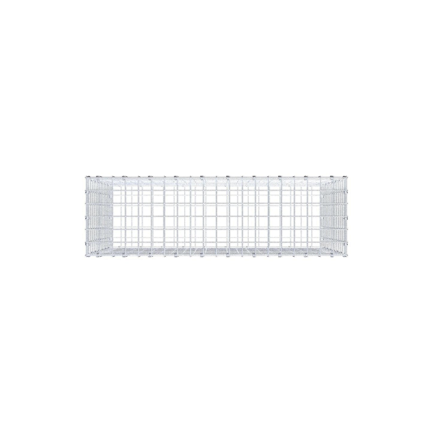 Gabione 100 cm x 70 cm x 30 cm (L x H x T), Maschenweite 5 x 5 cm, Spiralring