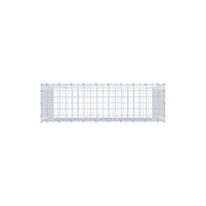 Gabione 100 cm x 70 cm x 30 cm (L x H x T), Maschenweite 5 x 5 cm, Spiralring