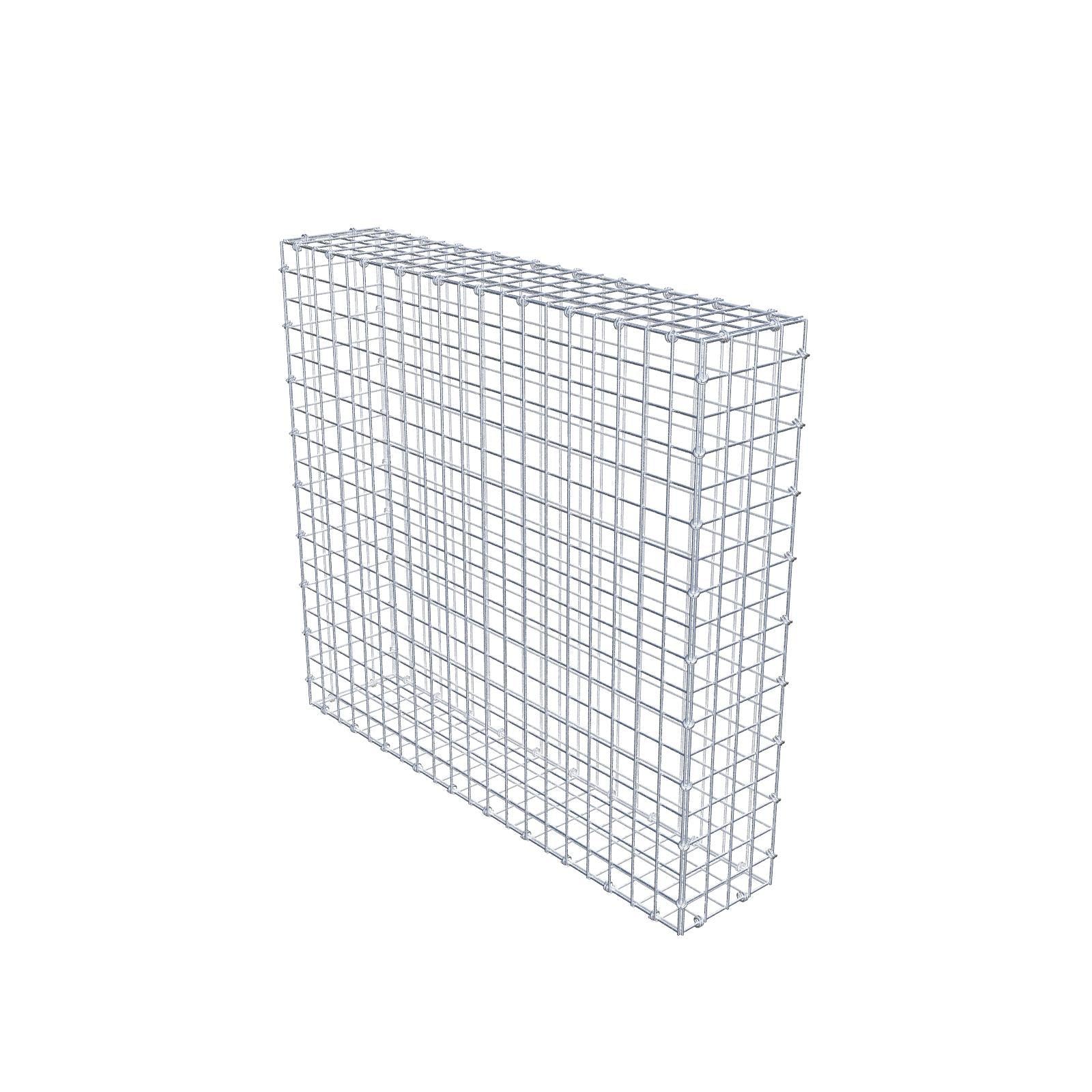 Schanskorf 100 cm x 90 cm x 20 cm (L x H x D), maaswijdte 5 x 5 cm, spiraalring