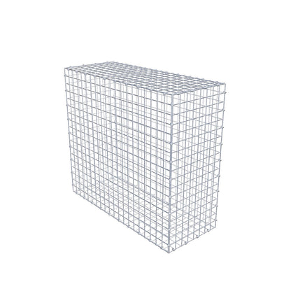 Gabião 100 cm x 90 cm x 40 cm (C x A x P), malhagem 5 x 5 cm, anel espiral