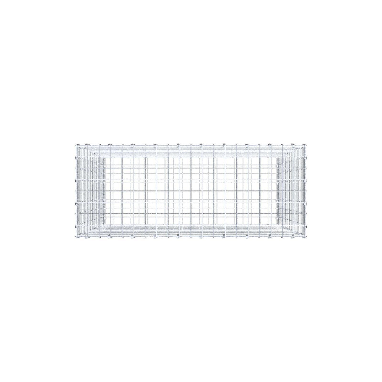 Gabion 100 cm x 100 cm x 40 cm (L x H x P), mailles 5 x 5 cm, anneau en spirale