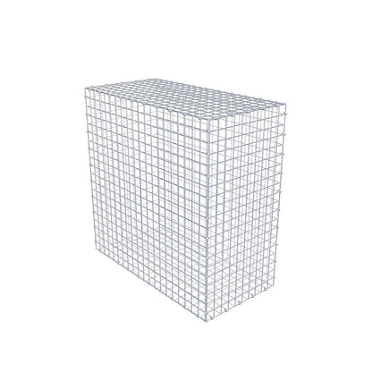 Gabione 100 cm x 100 cm x 50 cm (L x H x T), Maschenweite 5 x 5 cm, Spiralring
