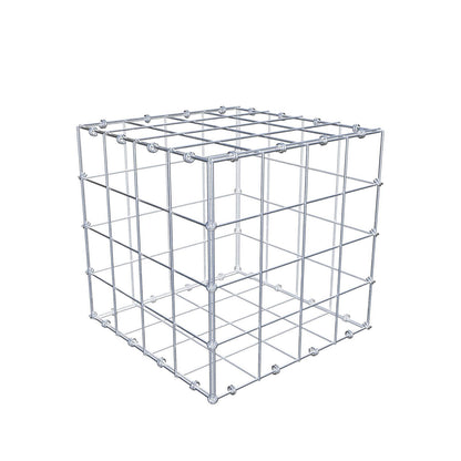Gabion 40 cm x 40 cm x 40 cm (L x H x D), maskstorlek 10 x 10 cm, spiralring