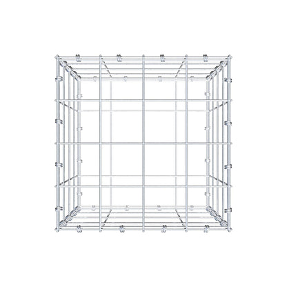 Gabion 40 cm x 40 cm x 40 cm (L x H x D), maskstorlek 10 x 10 cm, spiralring