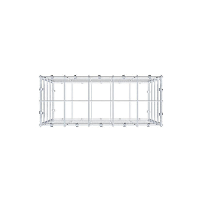 Gabion 50 cm x 40 cm x 20 cm (L x H x D), mesh size 10 x 10 cm, spiral ring