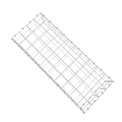 Gabion 100 cm x 20 cm x 40 cm (L x H x D), mesh size 10 x 10 cm, spiral ring