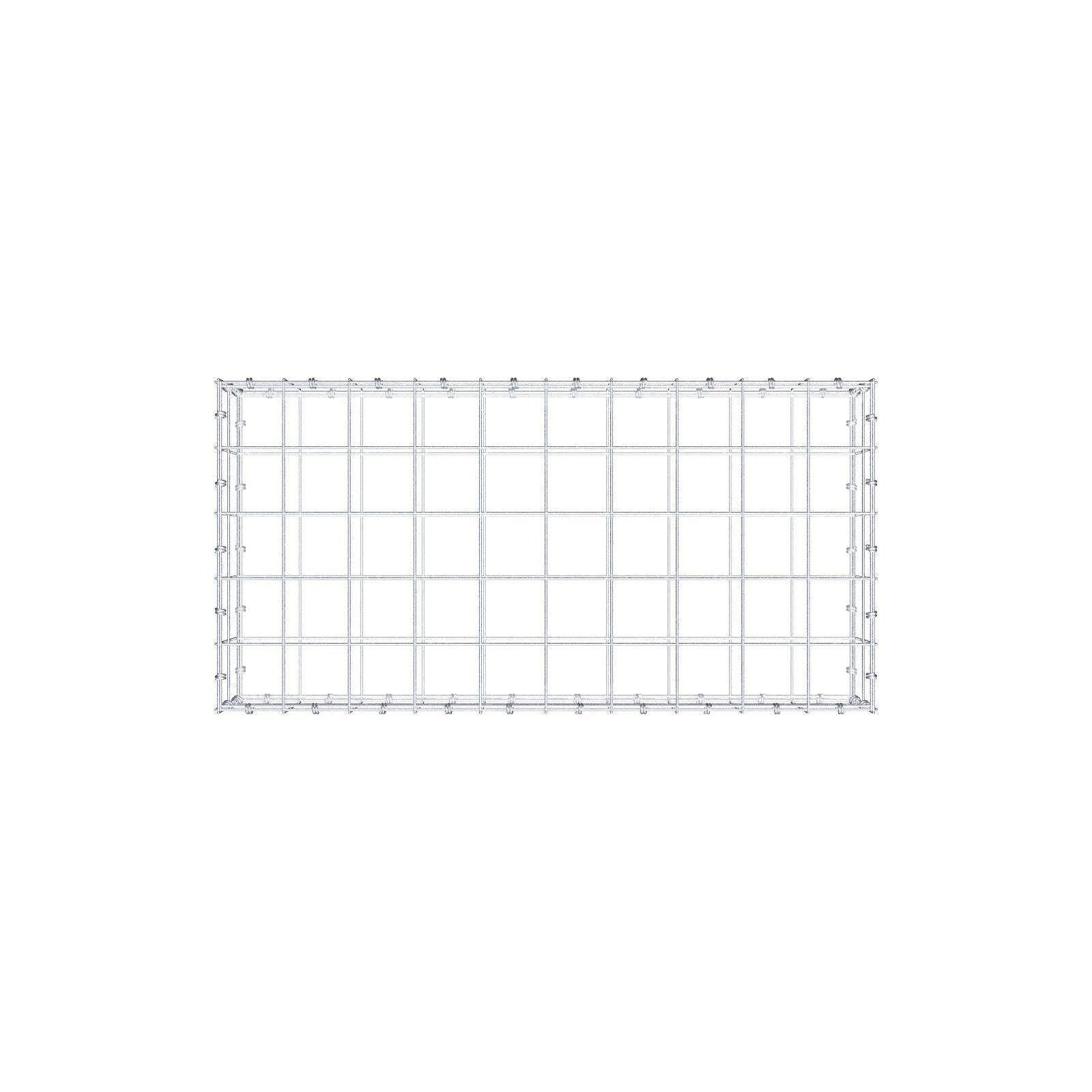 Gabion 100 cm x 20 cm x 50 cm (L x H x D), mesh size 10 x 10 cm, spiral ring