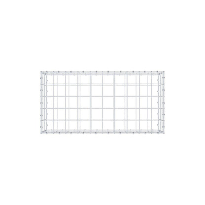 Gabion 100 cm x 30 cm x 50 cm (L x H x D), mesh size 10 x 10 cm, spiral ring