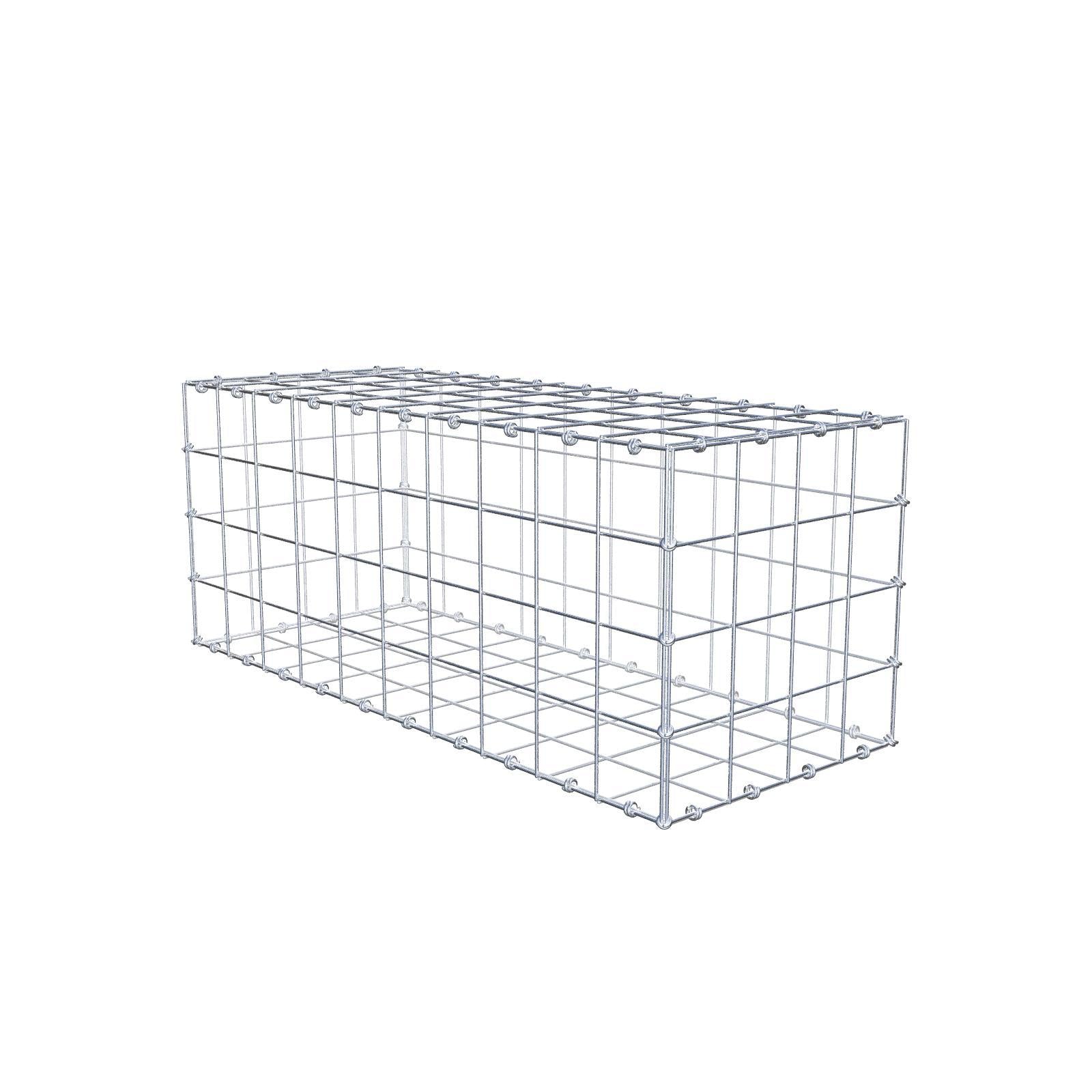 Schanskorf 100 cm x 40 cm x 40 cm (L x H x D), maaswijdte 10 x 10 cm, spiraalring