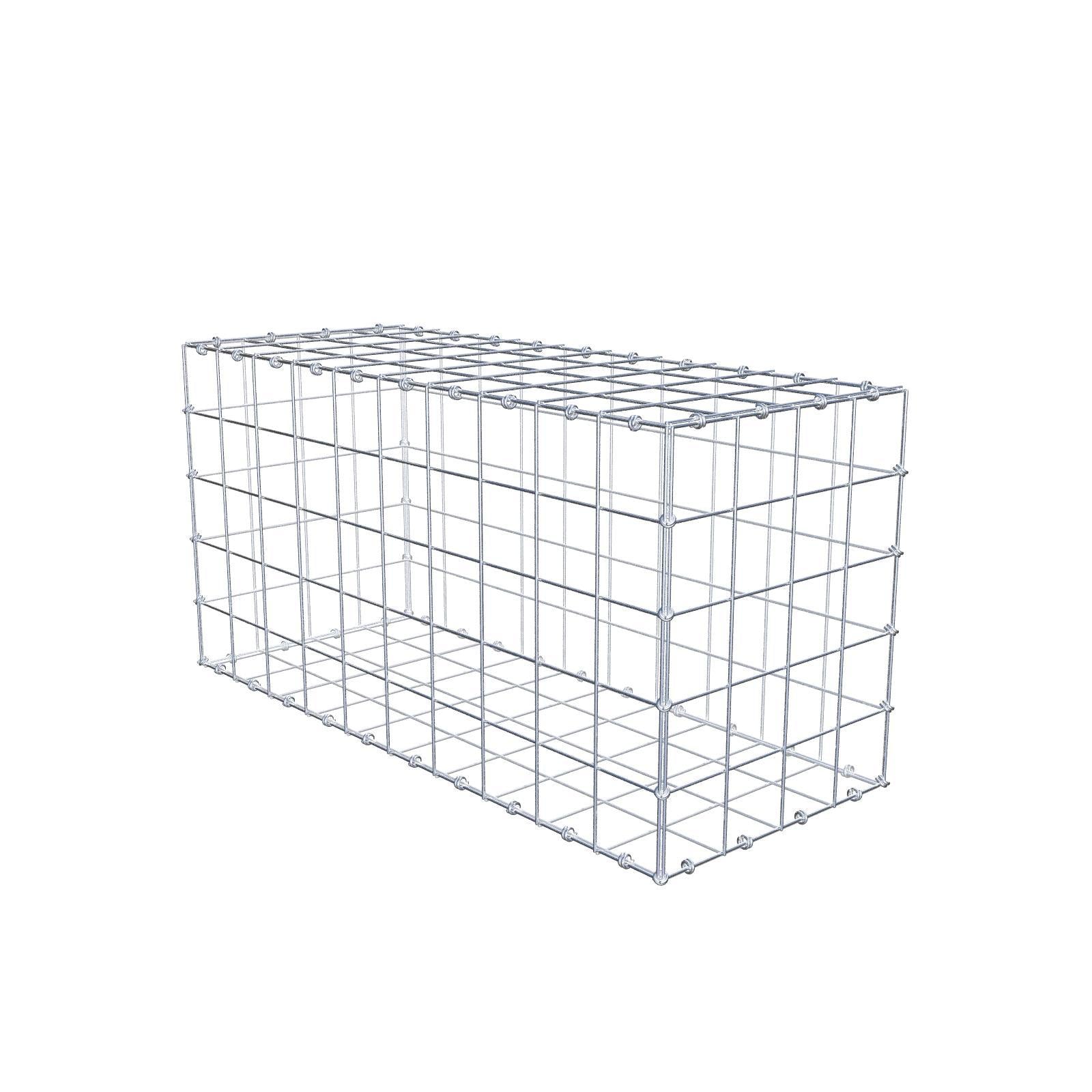 Schanskorf 100 cm x 50 cm x 40 cm (L x H x D), maaswijdte 10 x 10 cm, spiraalring