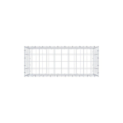 Gabion 100 cm x 50 cm x 40 cm (L x H x D), mesh size 10 x 10 cm, spiral ring