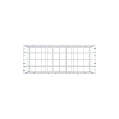 Gabion 100 cm x 60 cm x 40 cm (L x H x D), mesh size 10 x 10 cm, spiral ring